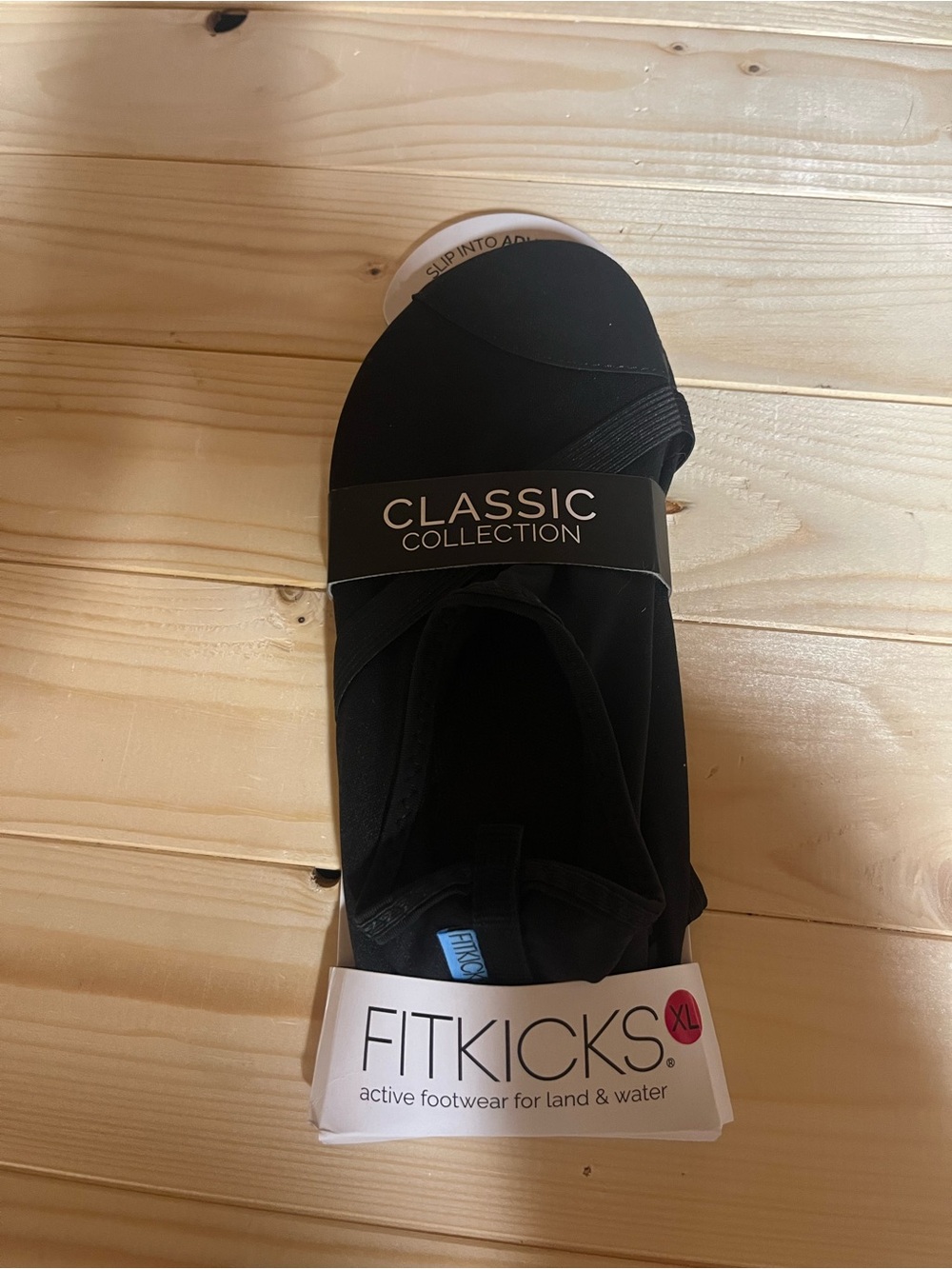 FItKicks classic COLLECTION Black Men’s Slip-On -Woman’s XL